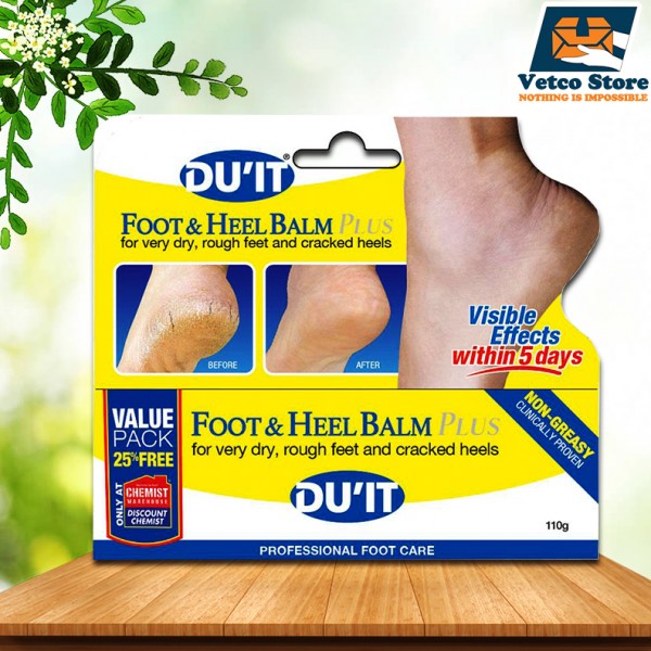 Kem trị nứt gót chân DUIT Foot & Heel Balm Plus 110g